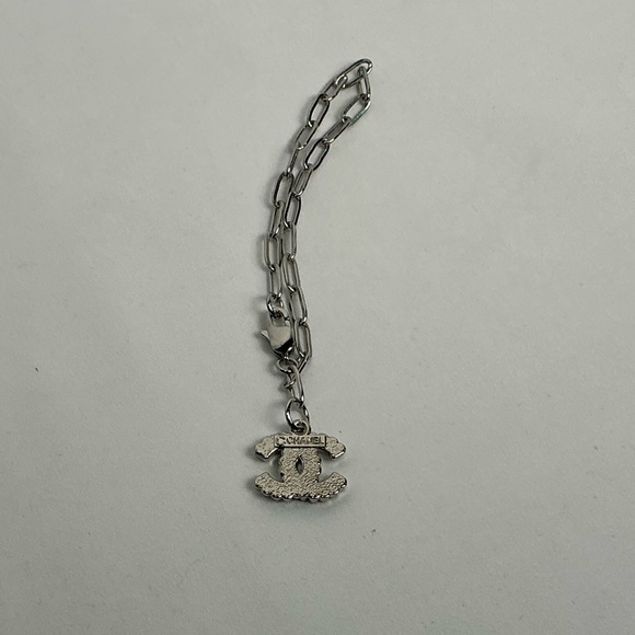 Chanel Silver Bracelet paperclip chain - Picture 2 of 10